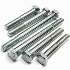 Image of M20 / 20mm PART THREADED BOLT GRADE 8.8 ZINC SCREW HEXAGON HEX HEAD BOLTS DIN931