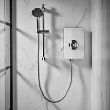 Image of Triton Style 3 9.5kW Electric Shower - White Gloss (Aspirante, Collection 2)