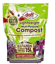 Image of Doff Lightweight Multi-Purpose Compost Expands to 15 Litres for Planting Needs