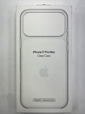 Image of Official Apple Silicone Case with MagSafe for iPhone 17 Pro Max 6.9" Clear Case