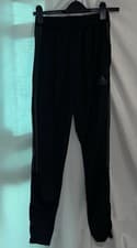 Image of NWT black & grey men's Adidas regular fit full length football pants size xs