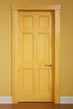 Image of LPD Internal Clear Pine 6 Panel Door Unfinished B Graded Stock