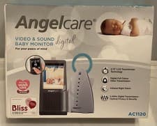Image of ANGELCARE AC1120 DIGITAL VIDEO & SOUND BABY MONITOR COLOUR VIDEO LCD TOUCHSCREEN