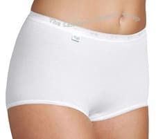 Image of Sloggi Basic+ Maxi Cotton Brief (4 in 1 pack), 7 Different Colours, Sizes 10-30,