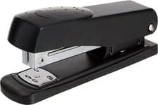 Image of Q-Connect Metal Half Strip Stapler KF01044 - Black