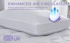 Image of NightComfort Premium Hypoallergenic Airflow Pillow Support Breathable Soft Touch