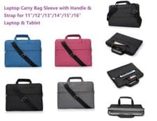 Image of Laptop carry bag sleeve with Handle&Strap for ACER 11/12/13/14/15/16" Laptops