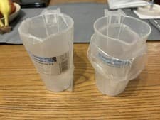 Image of Silverline Pouring Jug Measuring Jug 250ml Plastic Pair