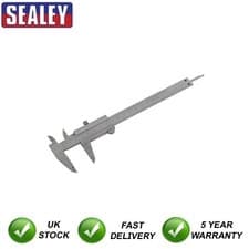Image of Sealey Vernier Caliper 6" (150mm) (0.02mm 1/1000" Acc) AK962