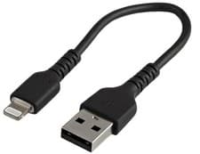 Image of STARTECH - USB Type A to Lightning Cable, 15cm Black