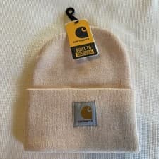 Image of Carhartt Hat Unisex Pink Acrylic Watch Beanie A18P31 DUSTY Work Gorpcore