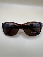 Image of Burberry B4135 3349/73 Rectangular Sunglasses Brown Tortoise Frame 140mm