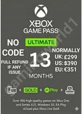 Image of Xbox Game Pass Ultimate 13 Months 🌍 Global | Gold + EA Play | 0-2 Hour Delivery