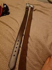 Image of 2 Ancol Size 7 50-59cm Real Leather Vintage Collars