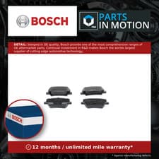 Image of Brake Pads Set fits VOLVO XC40 536 1.5 Rear 2018 on Bosch 31471471 32276933 New