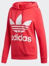 Image of ADIDAS WOMENS TREFOIL HOODIE HOODED SWEATSHIRT - CLEARANCE!!