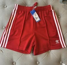 Image of adidas Originals Women's Firebird Shorts Red