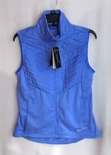 Image of Nike Women's Essential Filled Periwinkle Running Vest CU3306-478 Size S/M/L NWT
