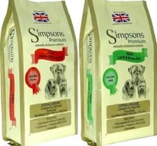 Image of SIMPSONS ADULT - (2kg - 12kg) - Complete Premium Dry Dog Food bp PawMits Feed 