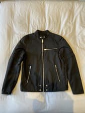 Image of Diesel J-Glory giacca zip biker jacket In Black Size Small