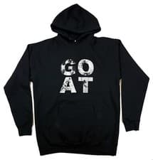 Image of Serena Williams GOAT Grand Slams Black Pullover Hooded Sweatshirt Sz L AS*