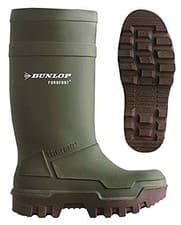 Image of Dunlop Purofort Thermo full Safety Men's Knee Boots in Green