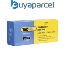 Image of Tacwise 0396 18G 25mm Brad Nails Galvanised 5000 Pack - 181ELS 191 DGN50V Ranger