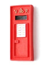 Image of Miniature Fairy Garden Post Box Letter Box Wall Mounted Mail Letter Box