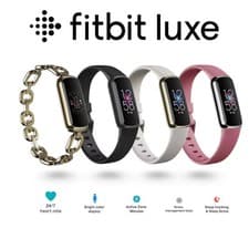 Image of Fitbit Luxe Activity Tracker with up to 6 days battery life, stress management