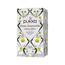 Image of Pukka -Three Chamomile Organic Herbal Tea 20 Tea Bags Sachets