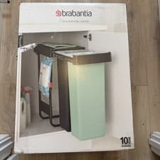 Image of Brabantia Sort & Go Pull Out Bin 2 x 30L - 60L Total Capacity Cupboard Kitchen
