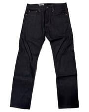 Image of G-STAR Men's Black Raw Wash 3301 Straight Denim Jeans RRP £80