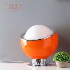 Image of Modern Glass Ball Table Lamp Chrome Base Bedside Desk Light E14/E27 4 Colors