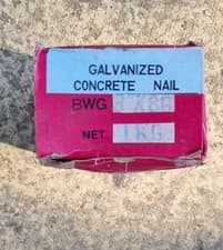 Image of 3 X 1kg Boxes Of 575 mm Concrete Masonry Nails Drive Into Masonry,