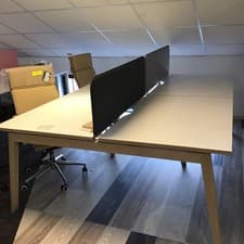Image of office bench desk