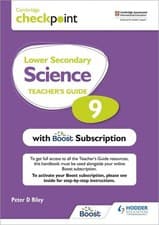 Image of Cambridge Checkpoint Lower Secondary Science Teacher's Guide 9 with Boost Subscr
