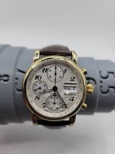 Image of Montblanc Chronograph Automatic Meisterstuck 4810 501 7016 25 Jewels 38mm