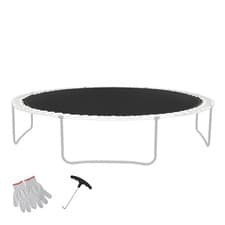 Image of Uimoso Replacement Trampoline Mat for 14ft Frame, 72 V-Rings, 6.5"-7" Springs