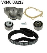 Image of Cooling Water Pump & Timing Belt Kit SKF VKMC 03213 Fits Citroen Fiat Peugeot