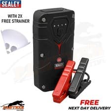 Image of Sealey RS1200 RoadStart 1200A 12V Lithium-ion Jump Starter Power Pack +Strainers