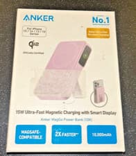 Image of Anker MagGo Power Bank 10,000mAh Qi2 Certified 15W MagSafe Pink [Used]