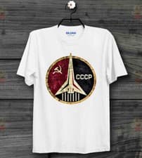 Image of CCCP Soviet USSR Russian T shirt Cool ideal gift Unisex Tee Top