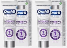 Image of 2 x Boxes Oral-B Pro 3D White Intensive Whitening. Radiant White. 75 ml.