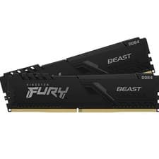 Image of Kingston Fury Beast 16Gb 3600Mhz Ddr4 Cl17 Dimm Kit Of 2 Black