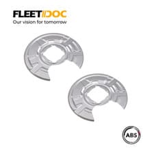 Image of Rear Pair Brake Disc Dust Cover Plate Shield fits BMW 5 Touring F11 520 i