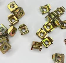 Image of M6 Cage Nuts Suit Steel Zinc Plated suit 0.7-2.4mm 9.5mm Square Hole Multi Qty