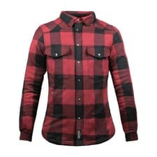 Image of John Doe XTM Ladies Motoshirt Black / Red
