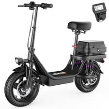 Image of Electric Scooter 14'' 48V/15AH 500W Foldable E-Scooter Full Suspension