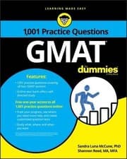 Image of Gmat: 1,001 Practice Questions for Dummies, Mccune