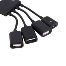Image of 4 Port Micro USB Host OTG Hub Adapter Cable For Tablet Smartphone✈‹